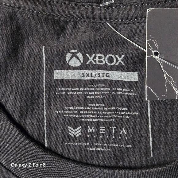 Xbox Black and gold halo t-shirt size 3x - Picture 6 of 7